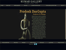 Tablet Screenshot of kumargallery.com